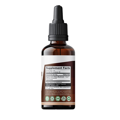 Lion's Mane Mushroom Drops Supplement, Lions Mane Tincture, Natural SMSHEALTHPRODUCTS.comBuy Supplements Australia