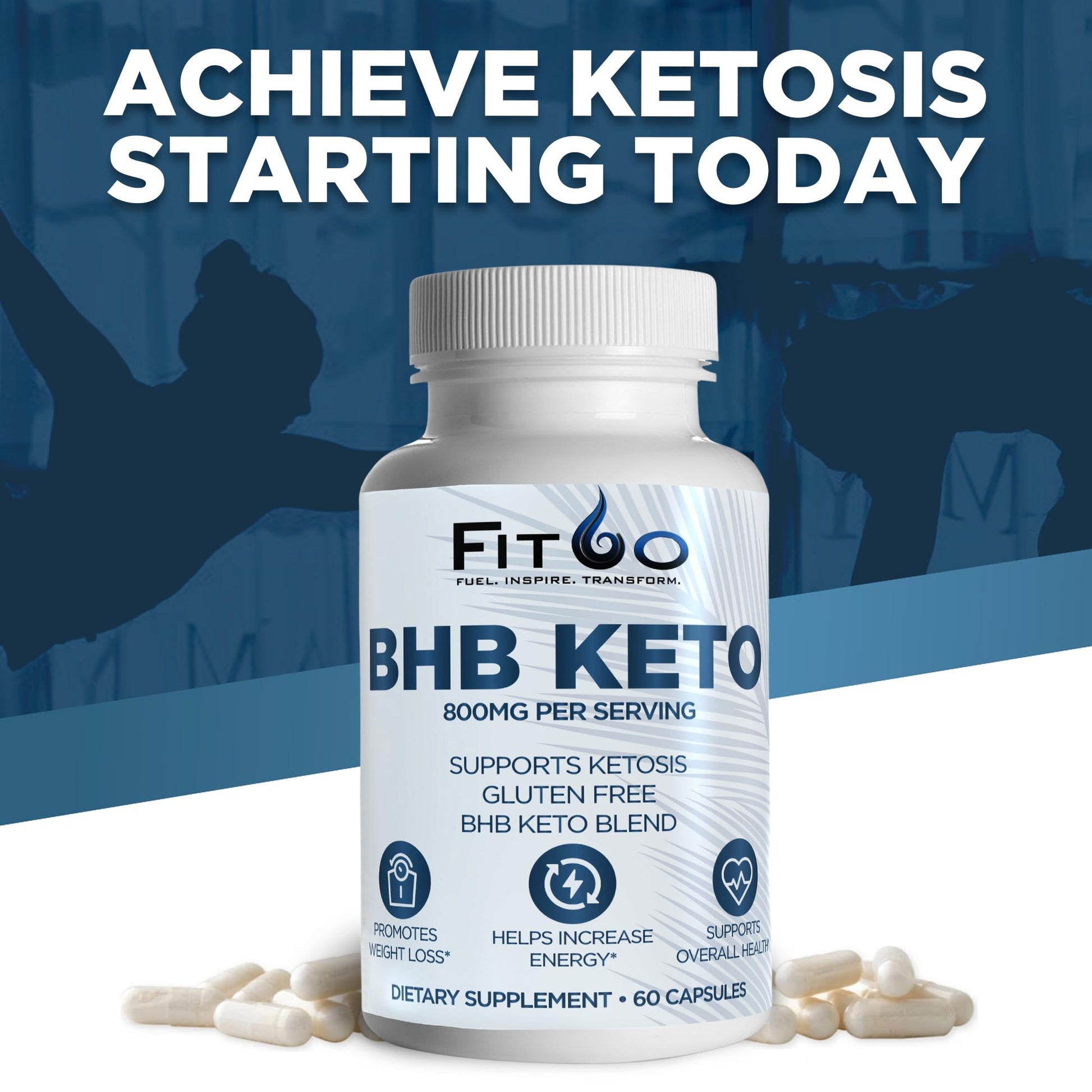 FIT60 Keto Diet Pills for Men & Women - Boost Energy and Mental Clarity for Enhanced Focus FIT60Buy Supplements Australia