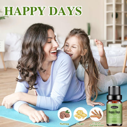 Essential Oils Blend Set, Fragrance Oil Aromatherapy Essential Oils Kit for Diffuser (6x10ML) HanollyBuy Supplements Australia