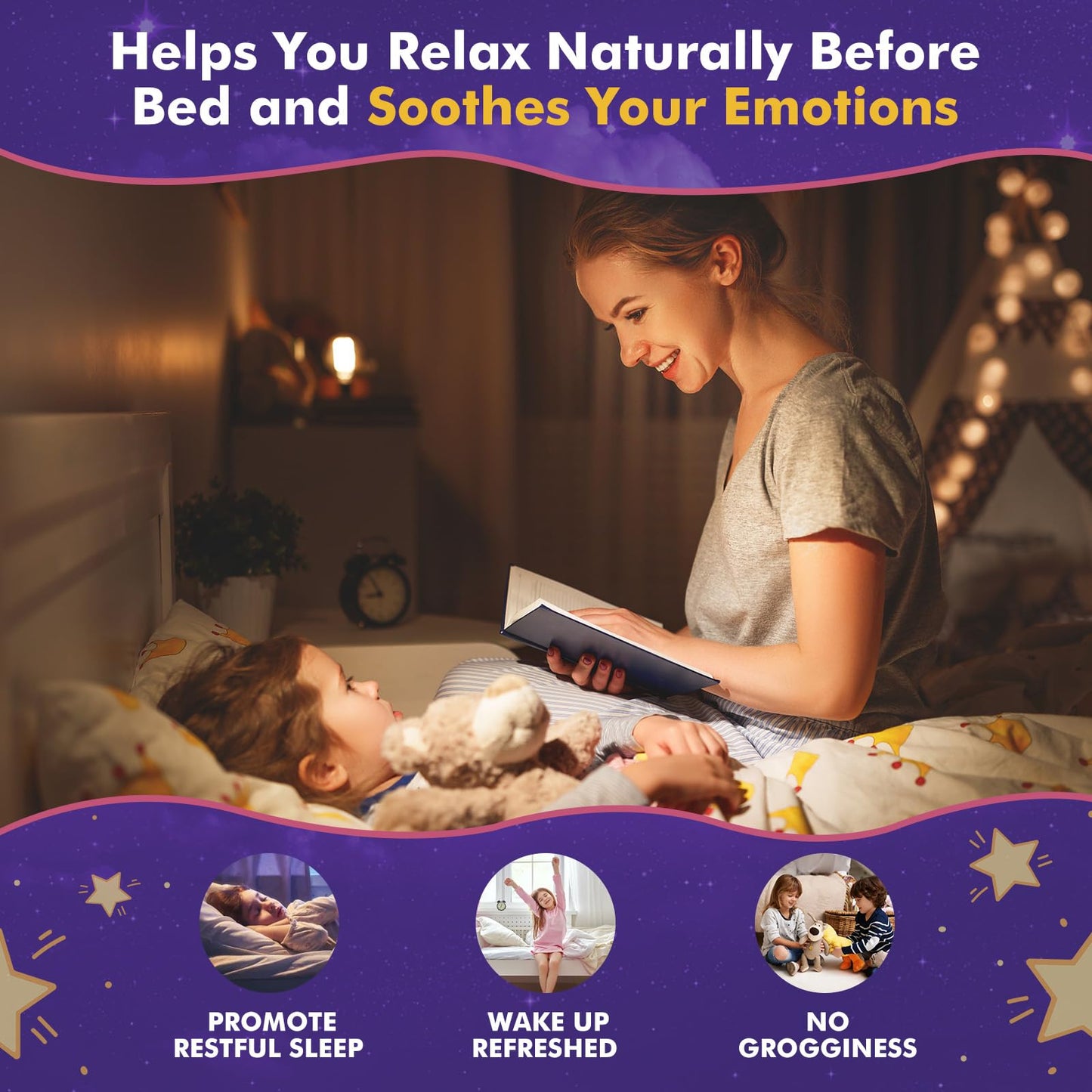 Magnesium Glycinate Gummies for Kids 4+ & Adults- Magnesium Glycinate 150/300 mg for Natural Sleep, Relaxation & Calm Support, Melatonin Free, Sugar Free Strawberry Flavor, 60 Ct LUCNVEMBuy Supplements Australia