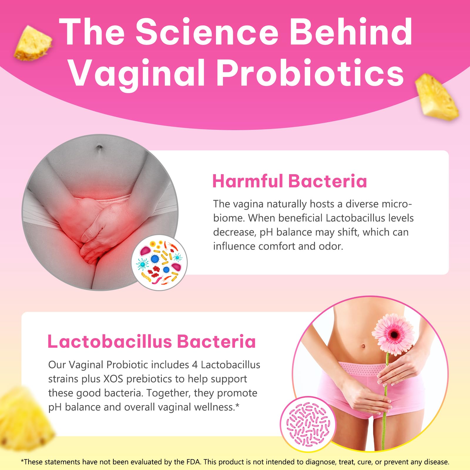 Onznoz Feminine Balance Gummies for Women, Vaginal Probiotics with Prebiotics & Lactobacillus Probiotic Blend, Supports pH Balance & Immune Health, Womens Probiotic Slippery Elm OnznozBuy Supplements Australia