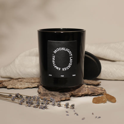 EMPTYFULL Lavender Scented Candles, Wood Wick, 11 oz Large Candle, Natural Soy Candles EmptyfullBuy Supplements Australia