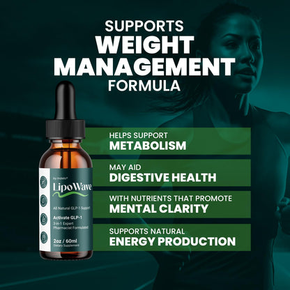 LipoWave Drops – Natural Liquid Dietary Blend for Daily Health Support (1 Month Supply) IndeloBuy Supplements Australia