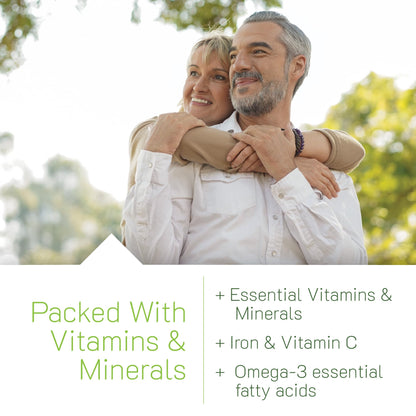Irwin Naturals Only One Liquid-Gel Multi with Iron - 60 Liquid Softgels - Daily Essential Vitamins, Minerals, Antioxidants, Omega-3s & Green Super Foods Irwin NaturalsBuy Supplements Australia