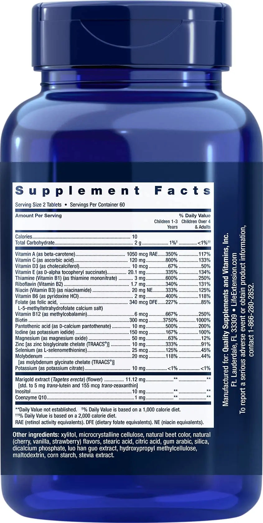 Life Extension Children's Formula Mix™, multivitamin for Kids, 18 Essential Vitamins and Minerals Life Extension