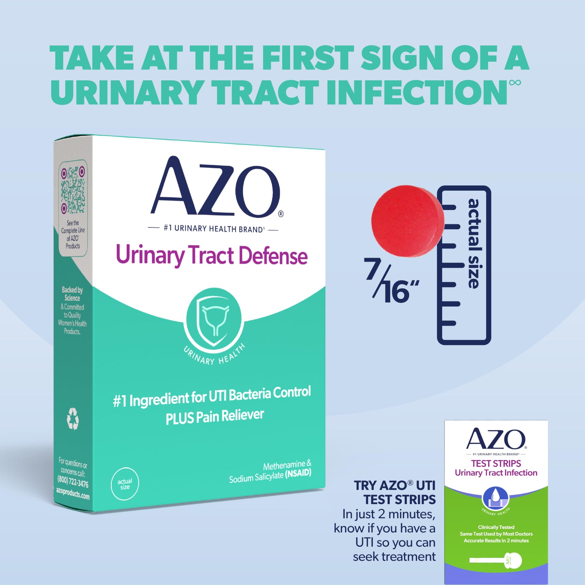 AZO Urinary Tract Defense Antibacterial Protection, FSA/HSA Eligible, Helps Control a UTI Until You Can See a Doctor, from The No. 1 Most Trusted Urinary Health Brand, 24 Count (Pack of 1) AZOBuy Supplements Australia