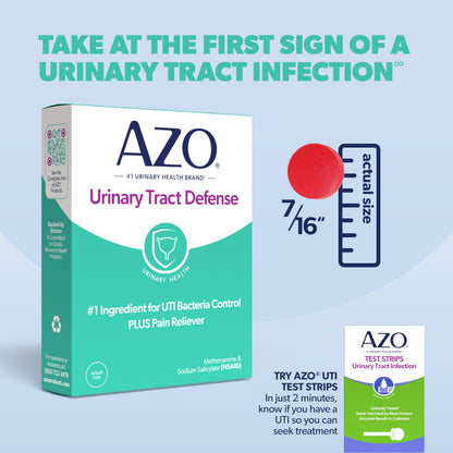 AZO Urinary Tract Defense Antibacterial Protection, FSA/HSA Eligible, Helps Control a UTI Until You Can See a Doctor, from The No. 1 Most Trusted Urinary Health Brand, 24 Count (Pack of 1) AZOBuy Supplements Australia