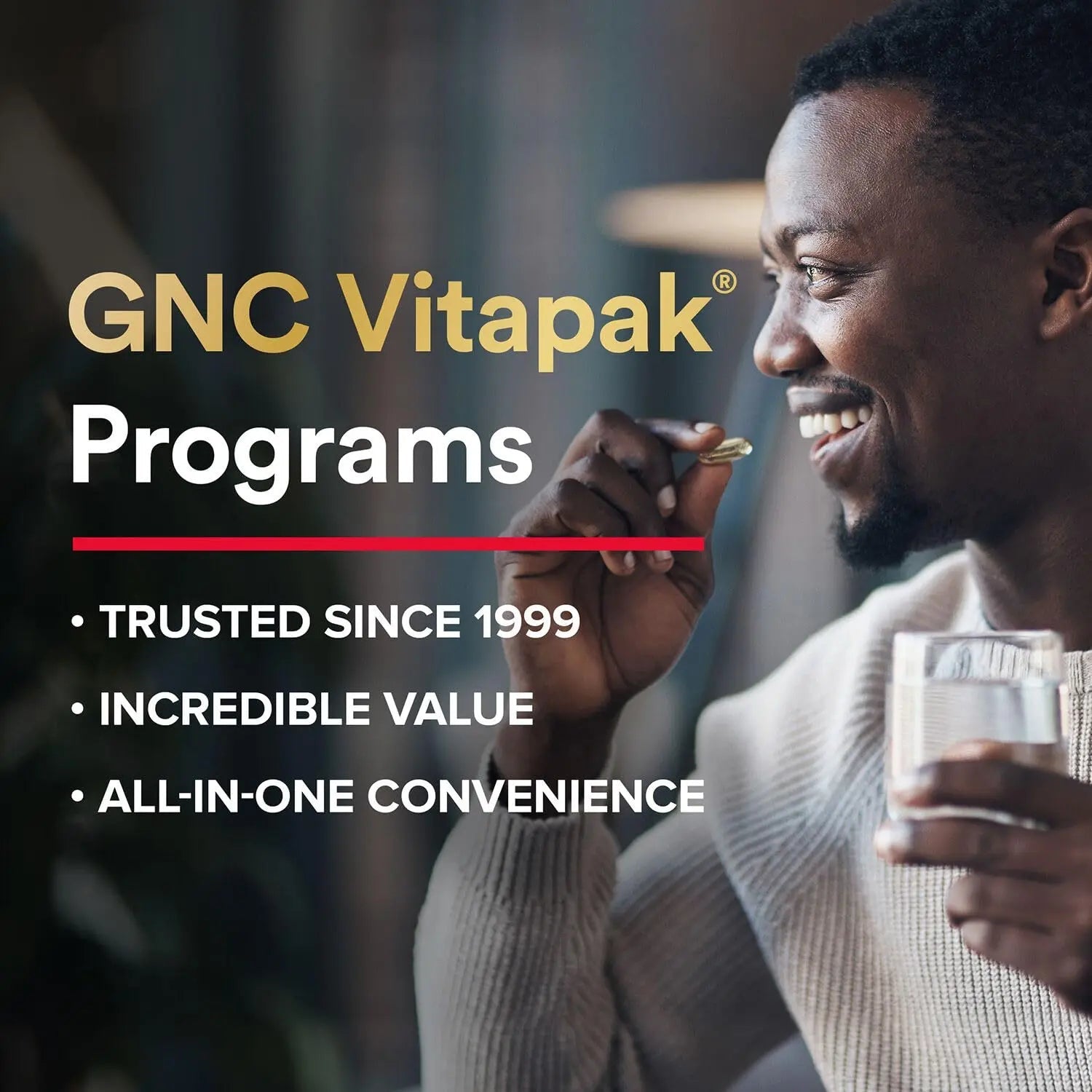 GNC Mega Men Performance and Vitality Vitapak Program, Convenient Complete Nutrition, 5 Products in 1 Packet, Circulation GNCBuy Supplements Australia