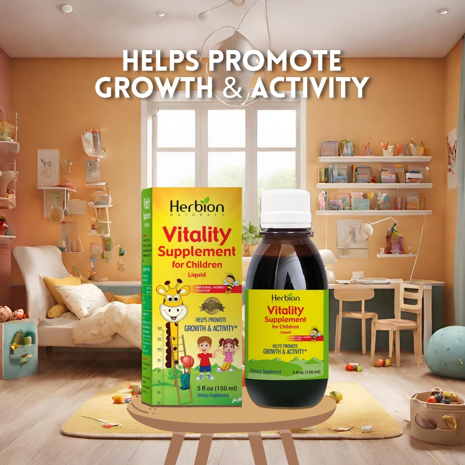 Herbion Naturals Vitality Supplement Syrup for Children, Promotes Growth and Appetite Herbion NaturalsBuy Supplements Australia