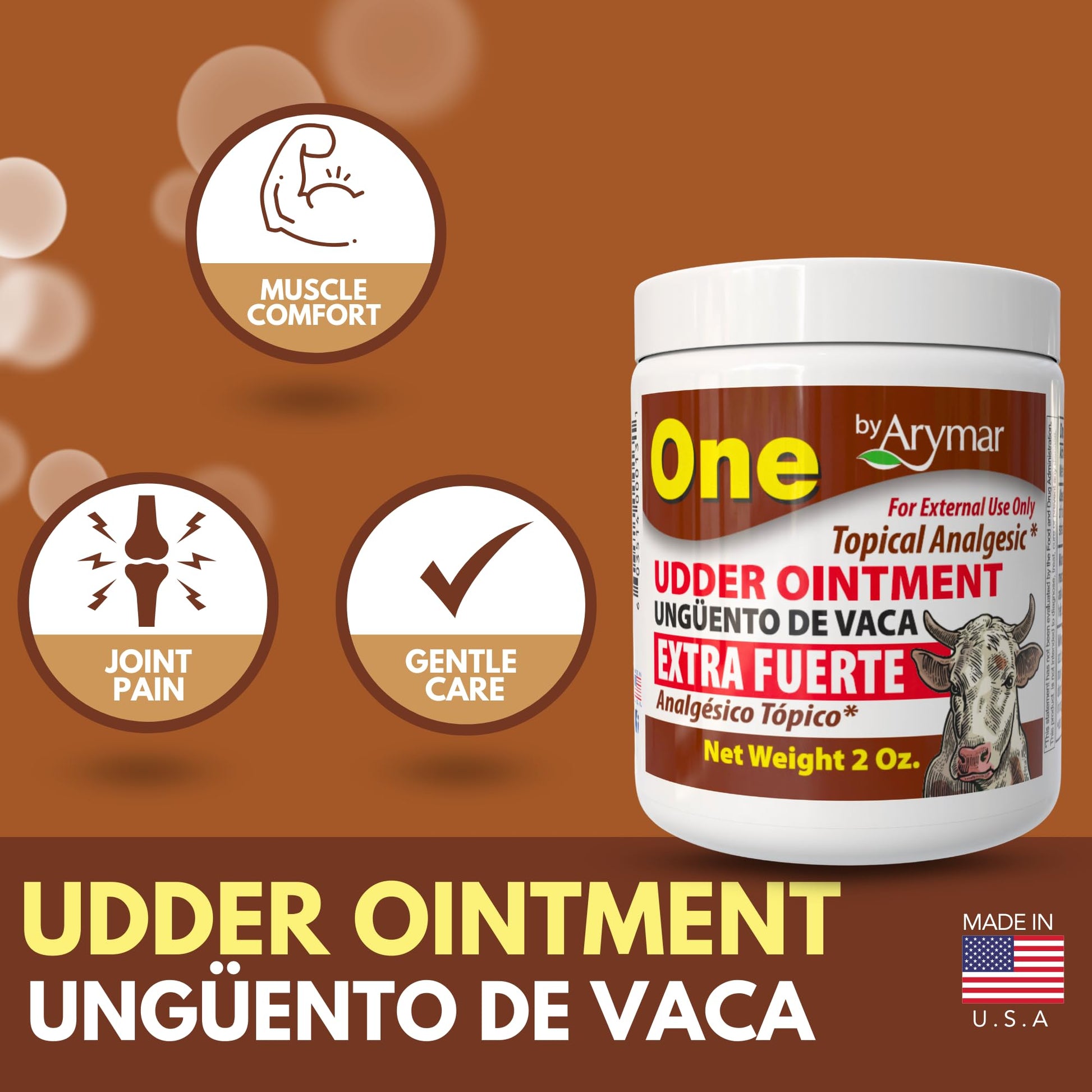 Arymar Udder Ointment: Intensive Soothing Cream for Muscle and Joint Comfort, Topical Balm for Tired Muscles and Skin manteinence, Traditional Formula, 2.6 oz ArymarBuy Supplements Australia