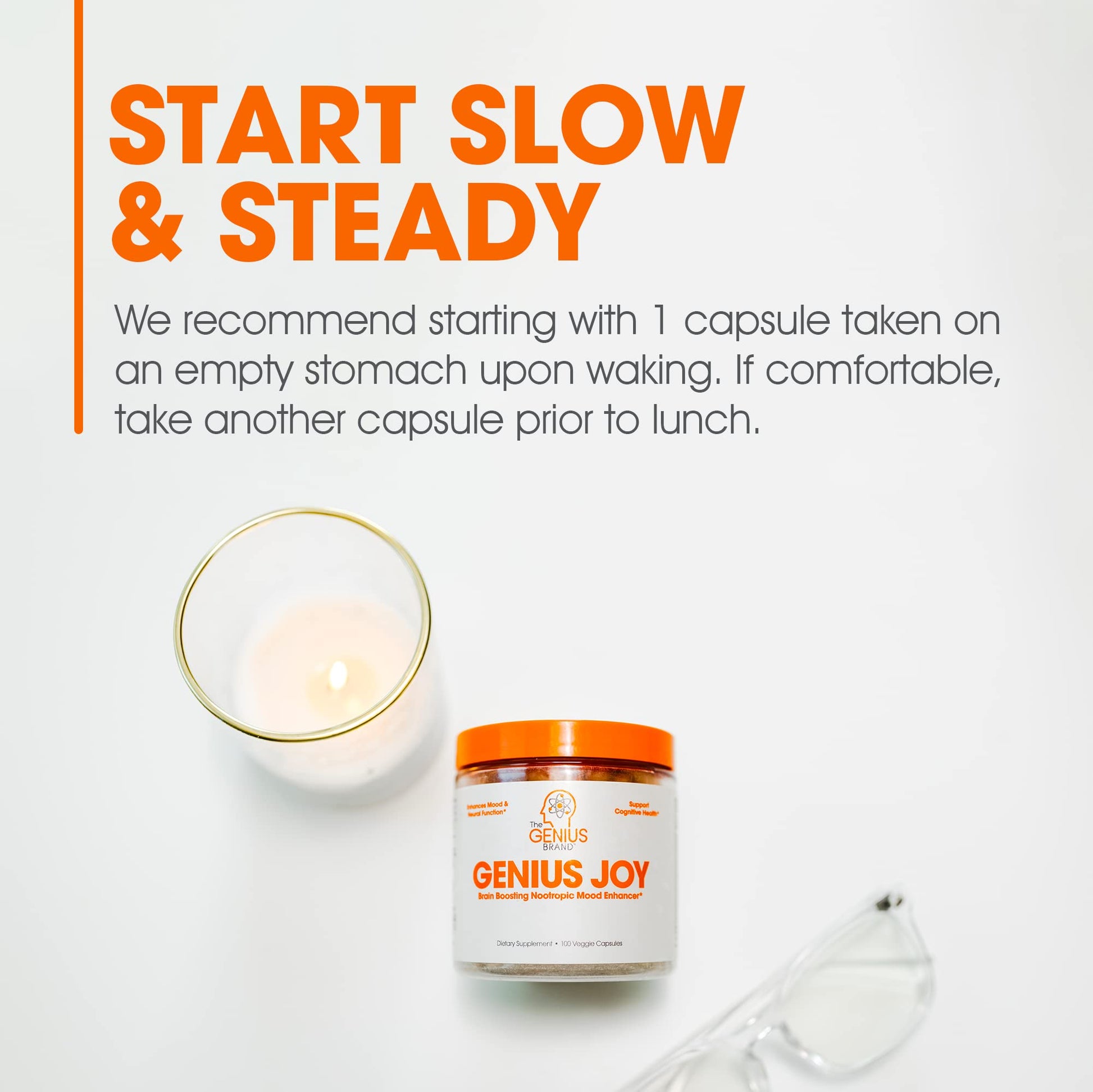 Genius Joy, Nootropic Mood Enhancer Supplement - Support Cognitive Health The Genius BrandBuy Supplements Australia