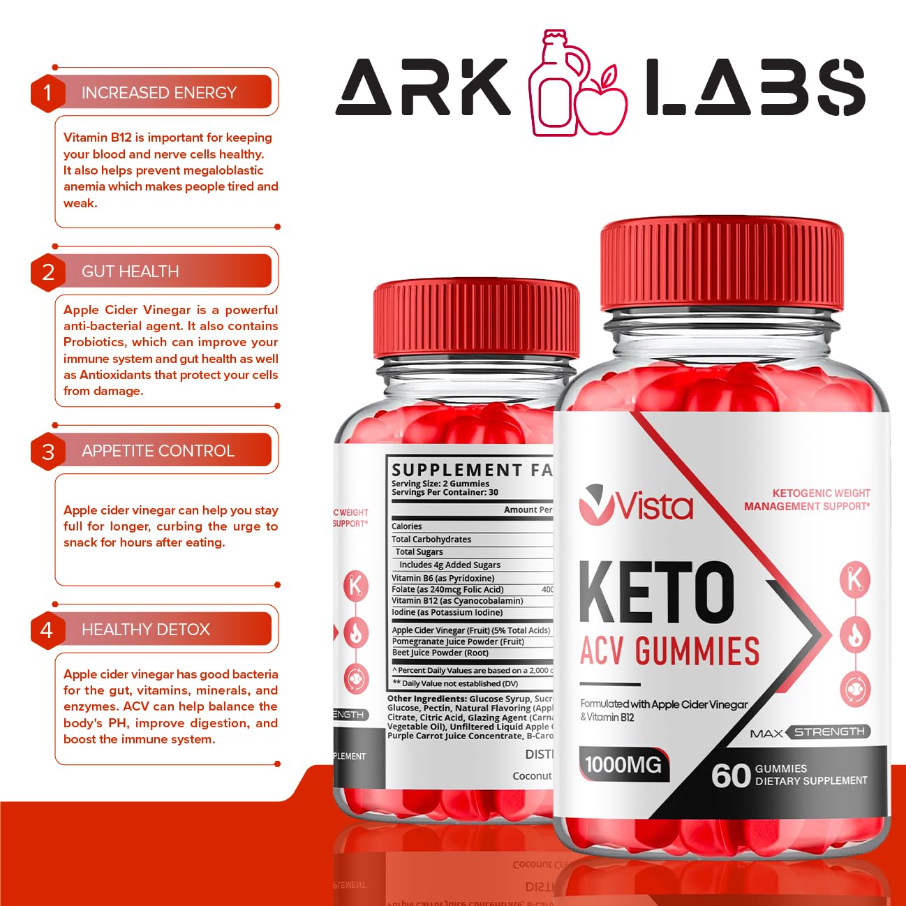 Vista Keto ACV Gummies, Vista Keto ACV Gummies Advanced Weight Loss 1000MG Ark LabsBuy Supplements Australia