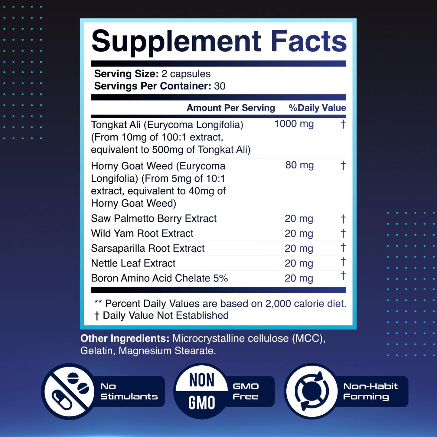 HeroUP - Natural Wellness Supplement with Plant-Based Ingredients – Non-GMO, Stimulant-Free | Made in the USA, GMP-Certified | 60 Capsules, 6 Month Suppy Nature’s NutriWaveBuy Supplements Australia