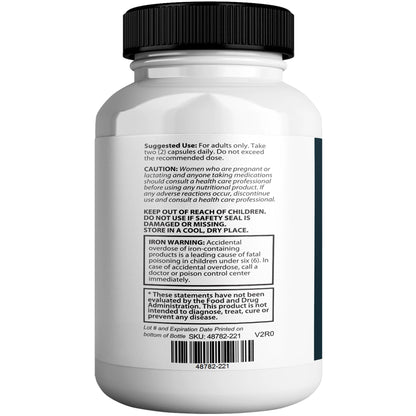 GREENVIFY Illuderma Max Hair, Skin and Nail Supplement, 60 Capsules, with Biotin 5000mcg, Vitamins and Herbal Blend (1) GREENVIFYBuy Supplements Australia