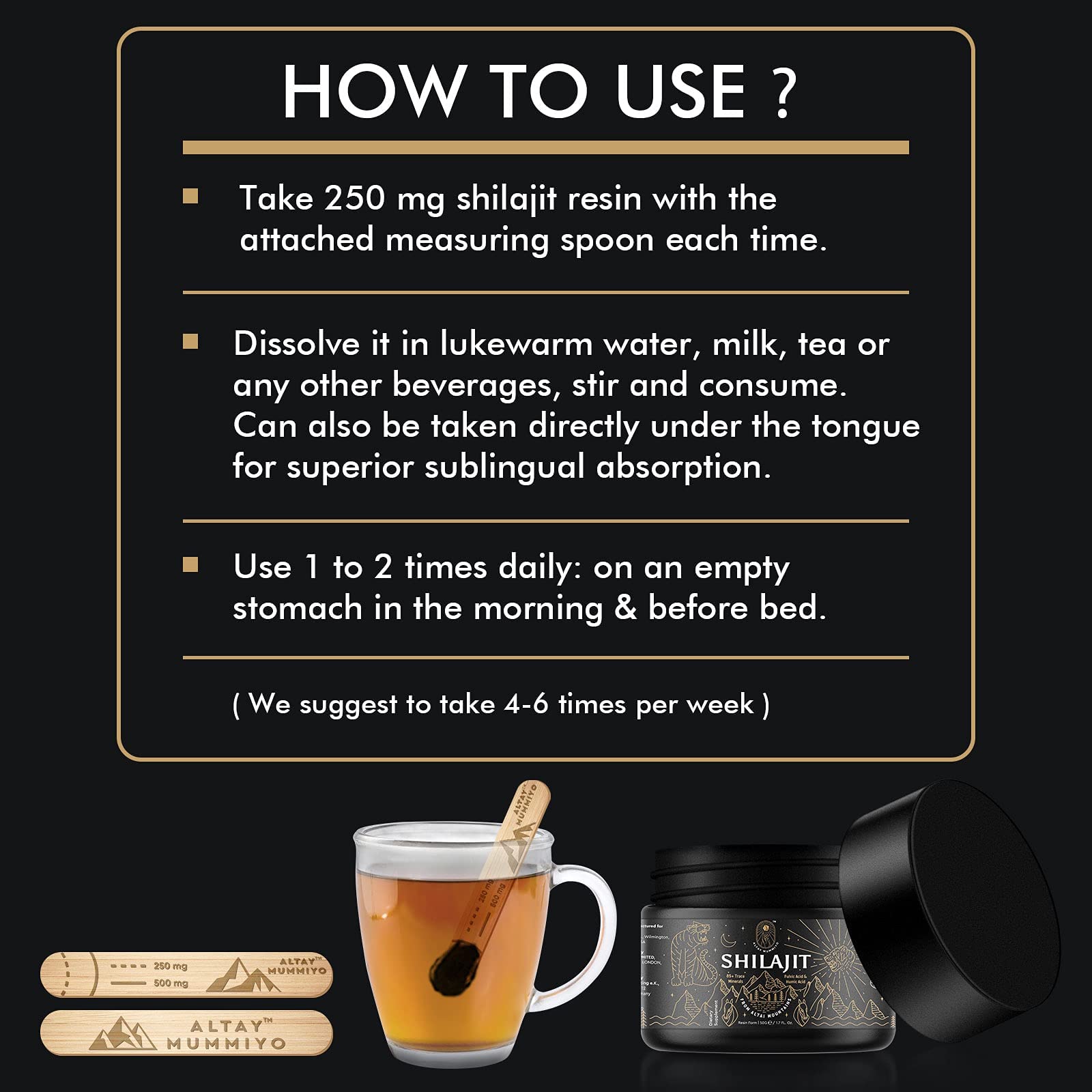 Shilajit Resin with Fulvic Acid & Trace Minerals, Original Siberian Pure Shilajit with 85+ Humic ALTAY MUMMIYOBuy Supplements Australia