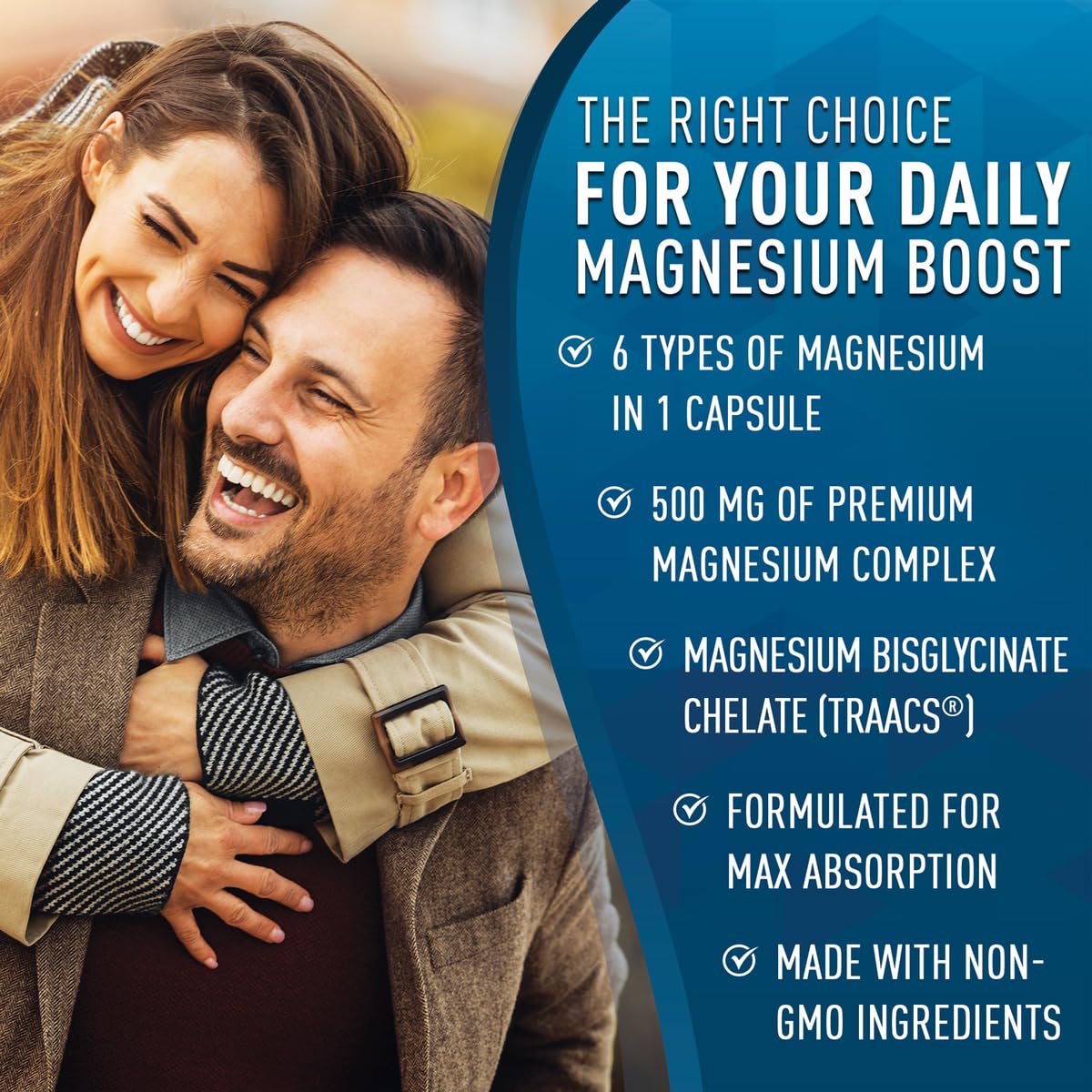 Magnesium Complex Supplement - Magnesium Citrate, Malate, Taurate, Oxide Purely OptimalBuy Supplements Australia