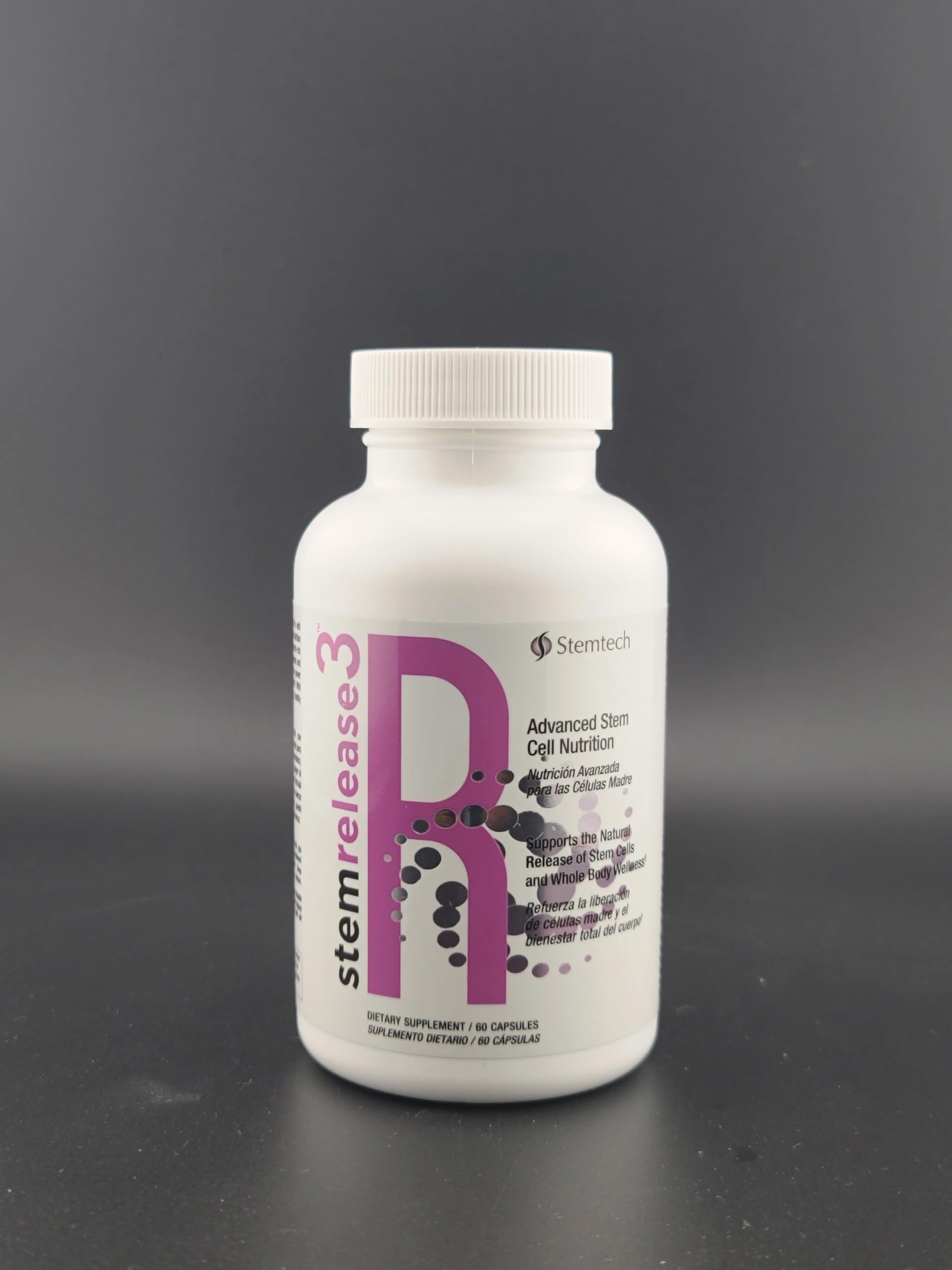 Stemtech Stemrelease3 Cutting-Edge Stem Cell Nutrition for Natural Renewal and Youthful Vitality, Exclusive Blend for Enhanced Telomere Health, 60 Capsules StemTechBuy Supplements Australia
