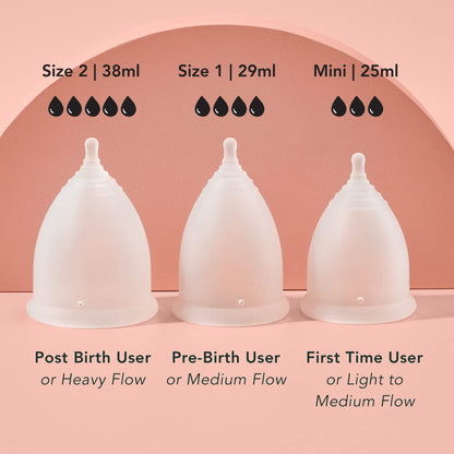 Rael Period Cup, Soft Reusable Menstrual Cups for Women - Medical-Grade Silicone, Period Cups RaelBuy Supplements Australia