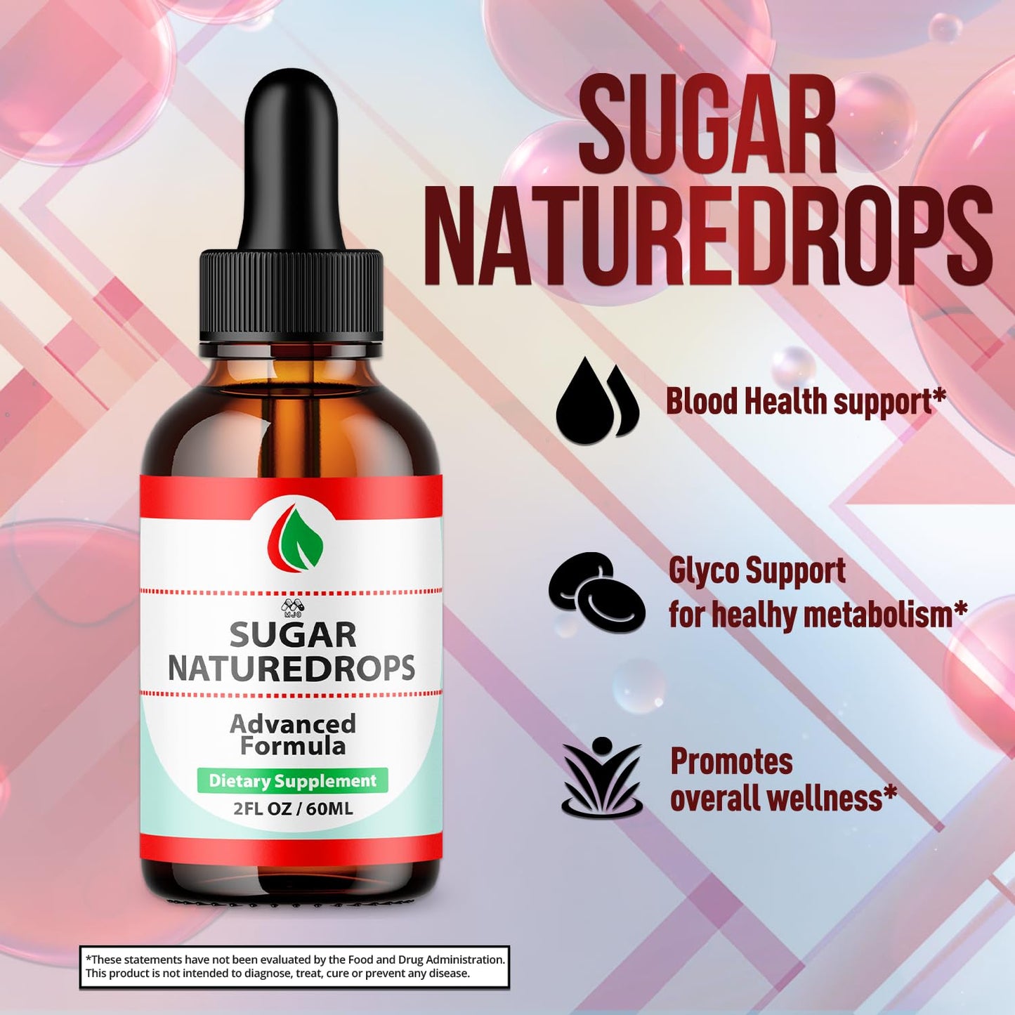 Sugar Nature Drops, Official SugarNature Blood Health Support Drops with All Natural Ingredients, Sugar Nature Liquid Supplement Optimal Health & Wellness Support with Premium Vitamins (30 Servings) MJOBuy Supplements Australia