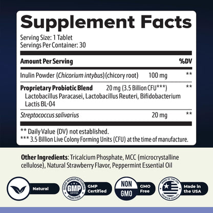 Nature’s NutriWave BrainSync Probiotic Supplement – Supports Daily Wellness & Gut-Brain Balance – 3.6 Billion CFU – 30 Dissolvable Tablets, 3 Month Supply Nature’s NutriWaveBuy Supplements Australia