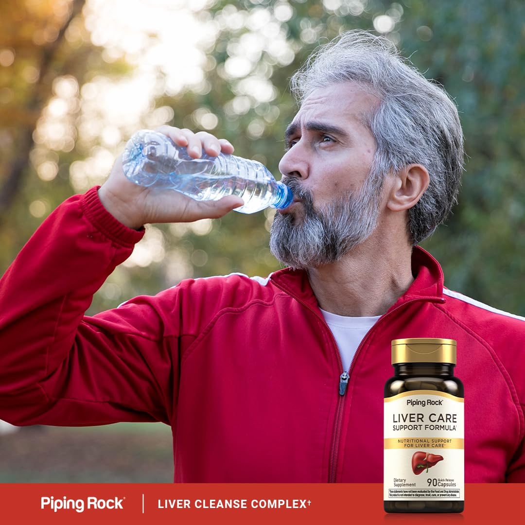 Piping Rock Liver Cleanse Complex | 90 Capsules | Liver Care Support Formula | Non-GMO, Gluten Free Supplement Piping RockBuy Supplements Australia