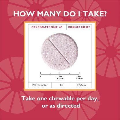 Celebrate Vitamins CelebrateONE 45 Chewables, 45mg Iron - Once Daily Bariatric Multivitamin, Essential Vitamins & Minerals Celebrate Bariatric SupplementsBuy Supplements Australia