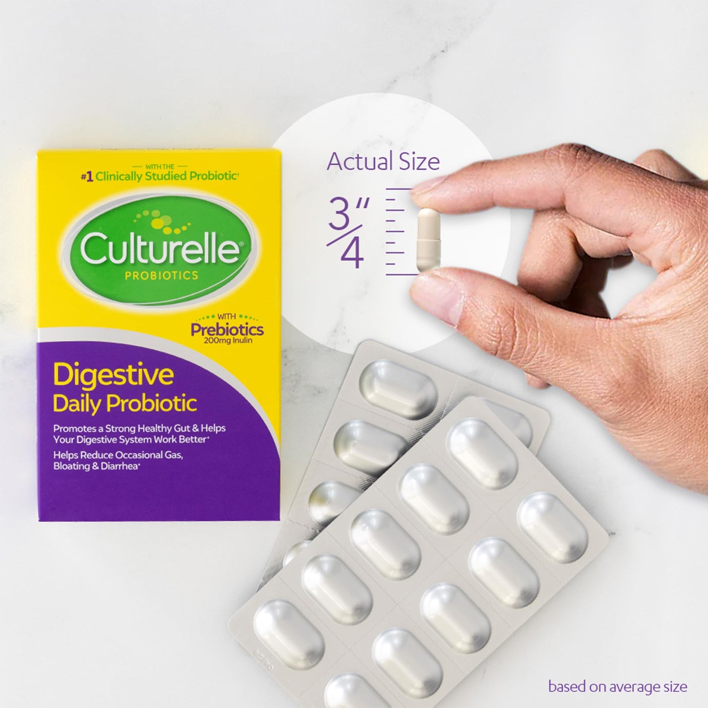 Culturelle Daily Probiotic Capsules For Men & Women, Most Clinically Studied Probiotic CulturelleBuy Supplements Australia