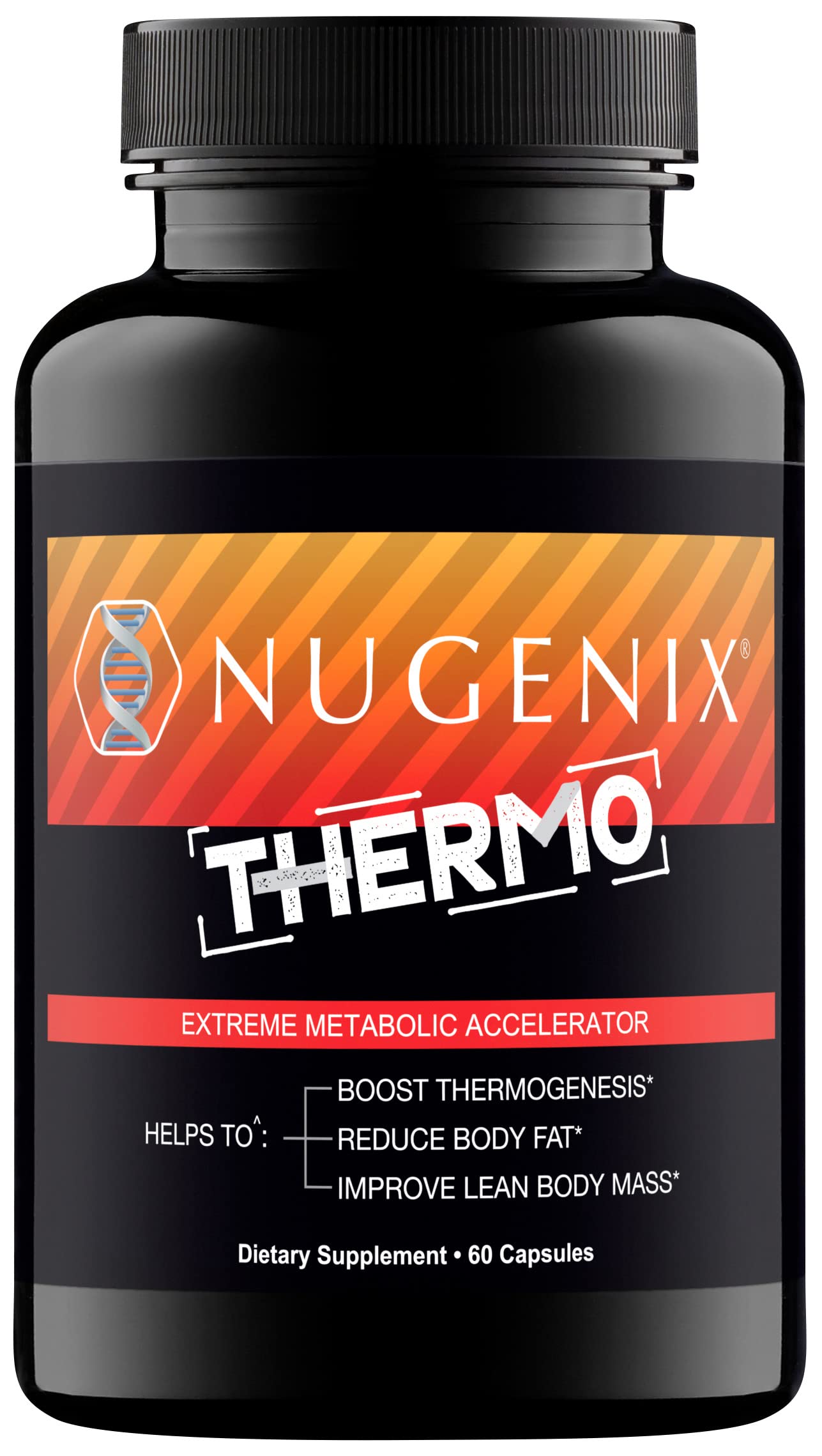 Nugenix Thermo - Thermogenic Fat Supplement Pills for Men, Extreme Metabolic Accelerator, 60 Count