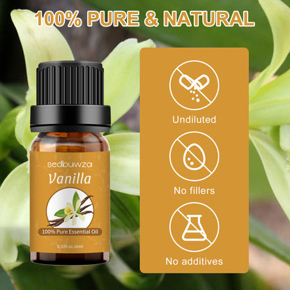Sedbuwza Vanilla Oil Lavender Essential Oil Gift Set, 100% Pure Organic Fragrance Oil Set for Diffuser SedbuwzaBuy Supplements Australia