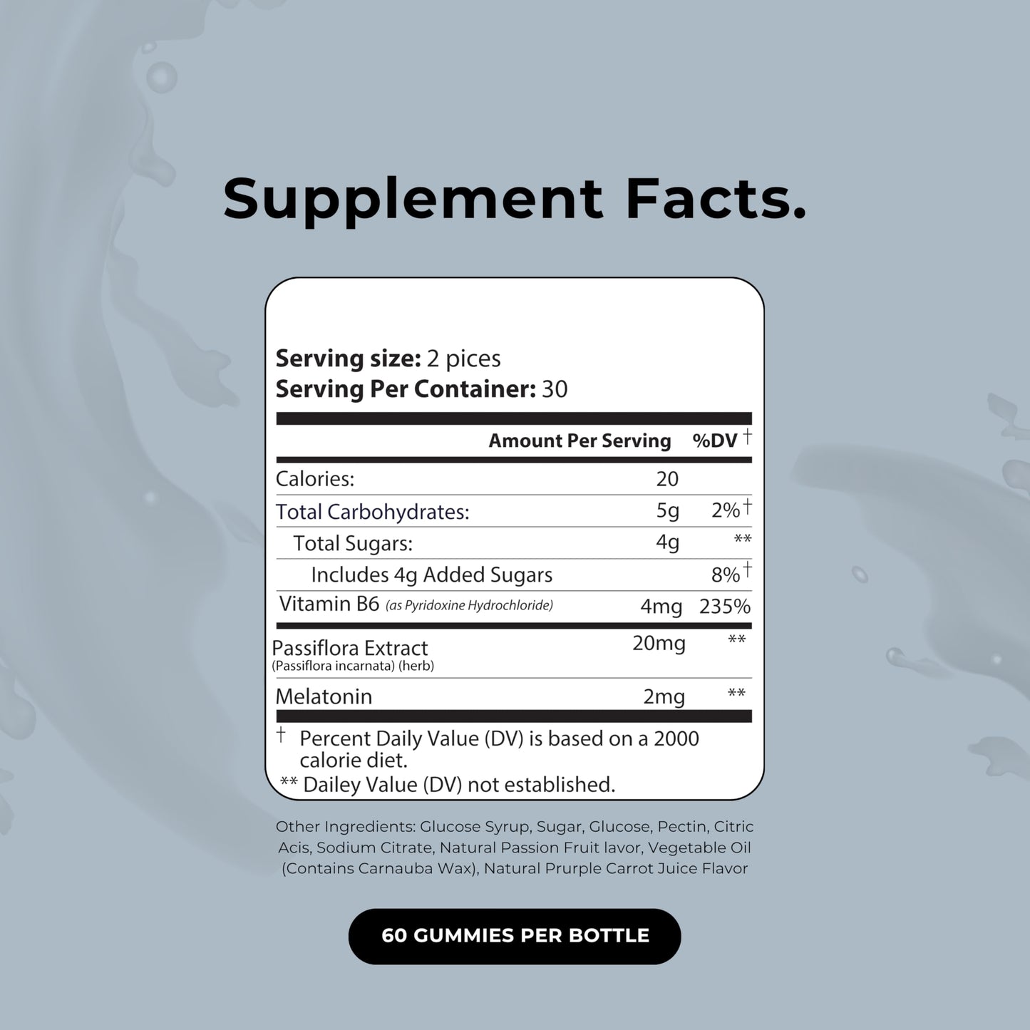 Up&Down Supplements Sleep Well Gummies | Deeper Sleep, Relaxation, Rest & Recovery Support | Melatonin, Vitamin B6 & Passionflower | Made in USA | Vegan, Non-GMO, Gluten Free | 60 Sleep Gummies Up&Down SupplementsBuy Supplements Australia