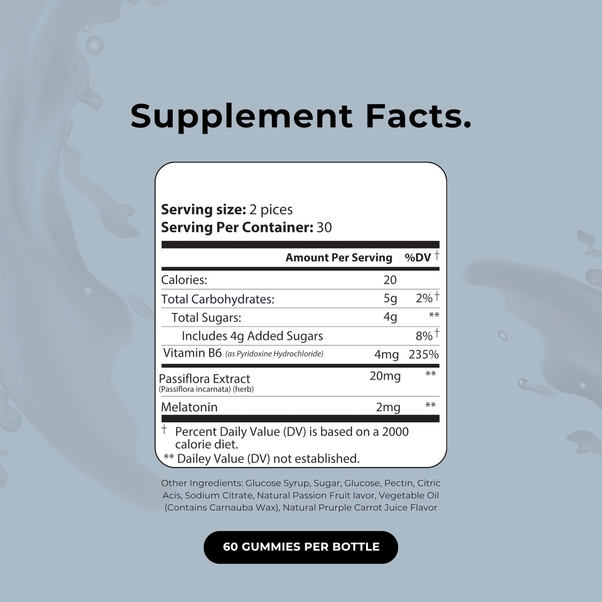 Up&Down Supplements Sleep Well Gummies | Deeper Sleep, Relaxation, Rest & Recovery Support | Melatonin, Vitamin B6 & Passionflower | Made in USA | Vegan, Non-GMO, Gluten Free | 60 Sleep Gummies Up&Down SupplementsBuy Supplements Australia