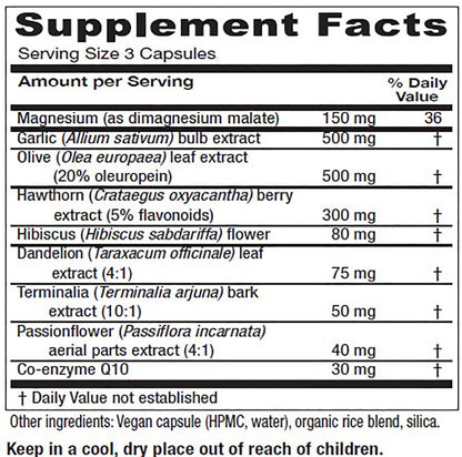 Vitanica VasoBlend - Heart Health Supplement with Folic Acid, Magnesium, CoQ10 & Terminalia Arjuna Bark - Heart Health Supplement - Consumer Line - 90 Vegan Caps VitanicaBuy Supplements Australia