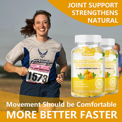 Sugar Free Glucosamine Chondroitin Gummies, Extra Strength 1500mg Glucosamine UPNEUTRIBuy Supplements Australia