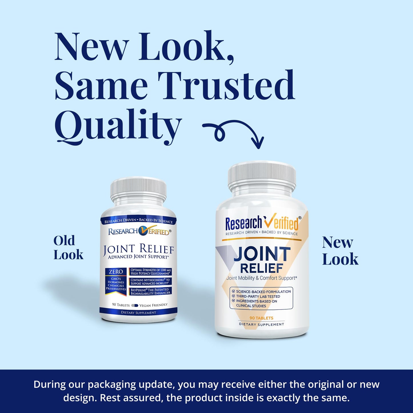 Research Verified Joint Support - Glucosamine, MSM, Turmeric, Boswellia, BioPerine - Vegan - 90 Capsules - 1 Month Supply Research VerifiedBuy Supplements Australia