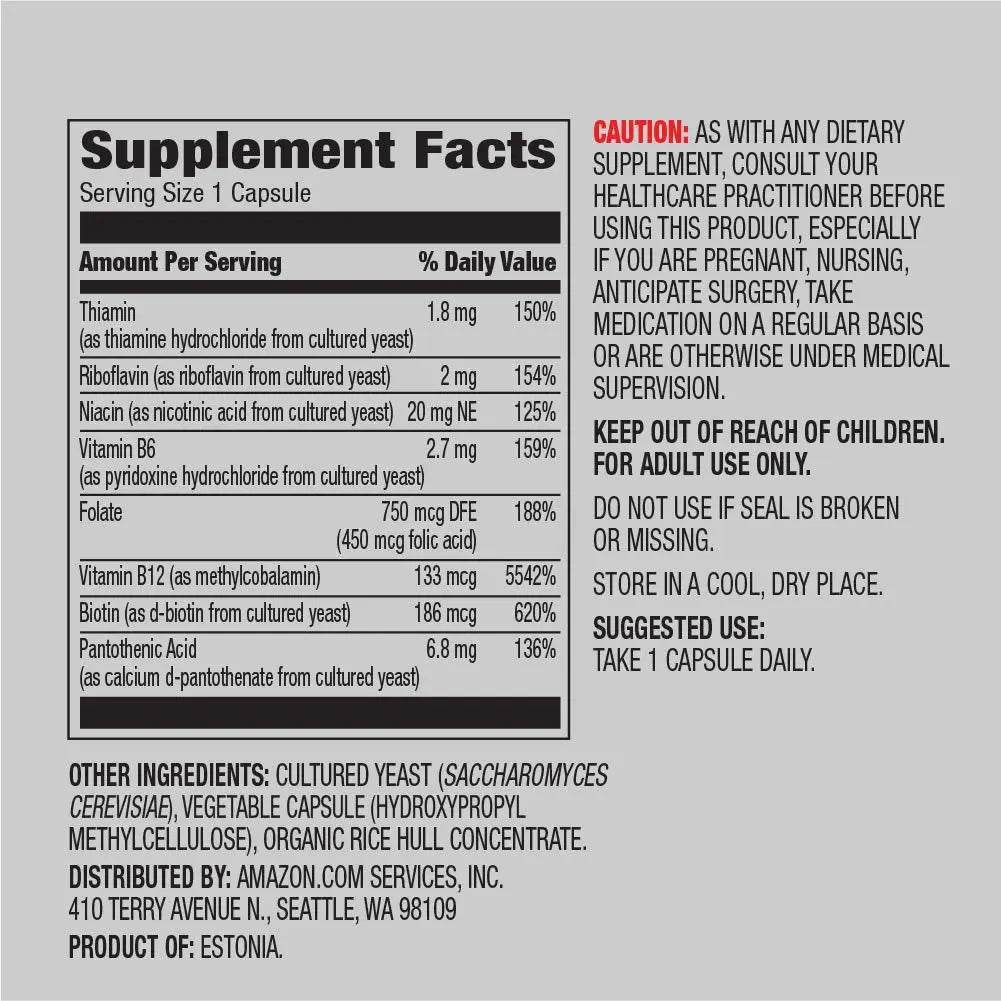 Amazon Elements Men's One Daily Multivitamin (65 Tablets) and Amazon Elements B Complex (65 Capsules) Amazon ElementsBuy Supplements Australia