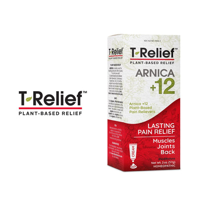 MediNatura T-Relief Extra Strength Discomfort Relief-Naturally-Soothing Cream That Supports Sore Joints-Stiffness & Body Ache Aid-Homeopathic Herbal Rub-Fast-Absorbing & Non-Sticky Lotion - 2 oz MediNaturaBuy Supplements Australia