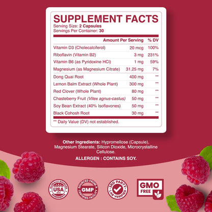 Natural Menopause Supplements for Women Health - Natural Hormone Balance for Women Plus Adrenal Support Menopause Relief and Thyroid Support with Dong Quai Root and Black Cohosh for Menopause PhytoralBuy Supplements Australia