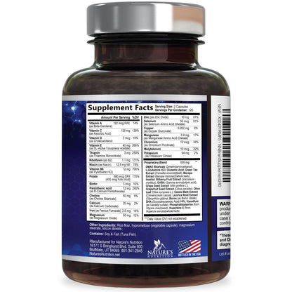 Brain Memory Supplement Pills - 3X Strength Nootropics for Concentration, Clarity & Focus Support - Brain Health Cognitive Vitamins with Bacopa, Phosphatidylserine & DMAE, Brain Booster - 240 Capsules Nature's NutritionBuy Supplements Australia