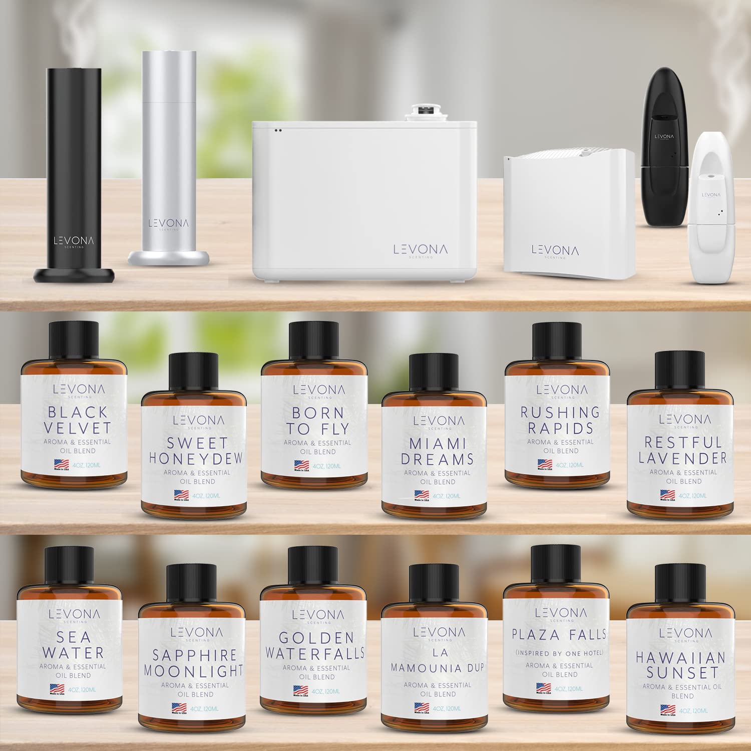 Levona Scent Essential Oils for Diffusers for Home: Miami Dreams Hotel & Home Luxury Scents Fragrance Oil LEVONA SCENTBuy Supplements Australia
