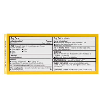 Ben Gay Vanish Scnt Size 2z Bengay Non-Greasy Vanishing Scent Pain Reliever Gel, Pack of 3 Johnson & JohnsonBuy Supplements Australia