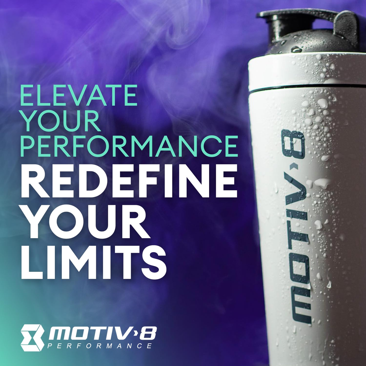Motiv-8 Performance Pre-Workout Capsules, Natural, Feel Good Energy, No Crash or Jitters, Perfect for Working Out (60 Capsules)