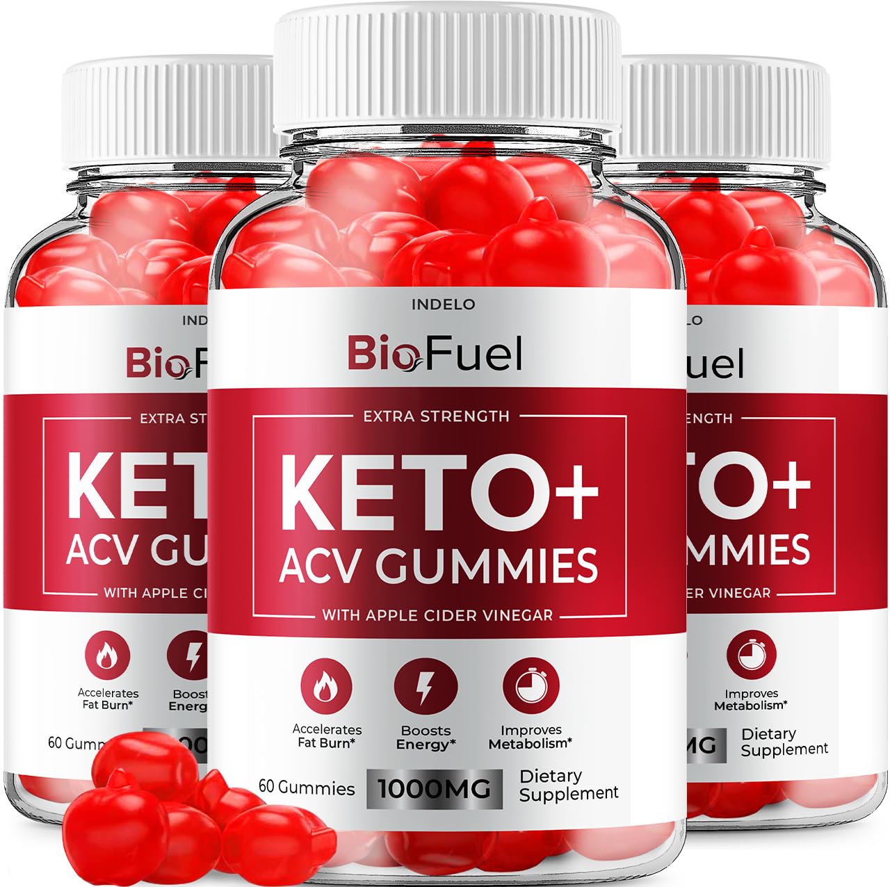 (3 Pack) Bio Fuel Keto ACV Gummies - Advanced Formula BioFuel Keto Plus ACV Gummies Apple Cider Vinegar Bio Fuel ACV, Weight Management Gummies Dietary Supplement Reviews Men Women (180 Gummies) IndeloBuy Supplements Australia