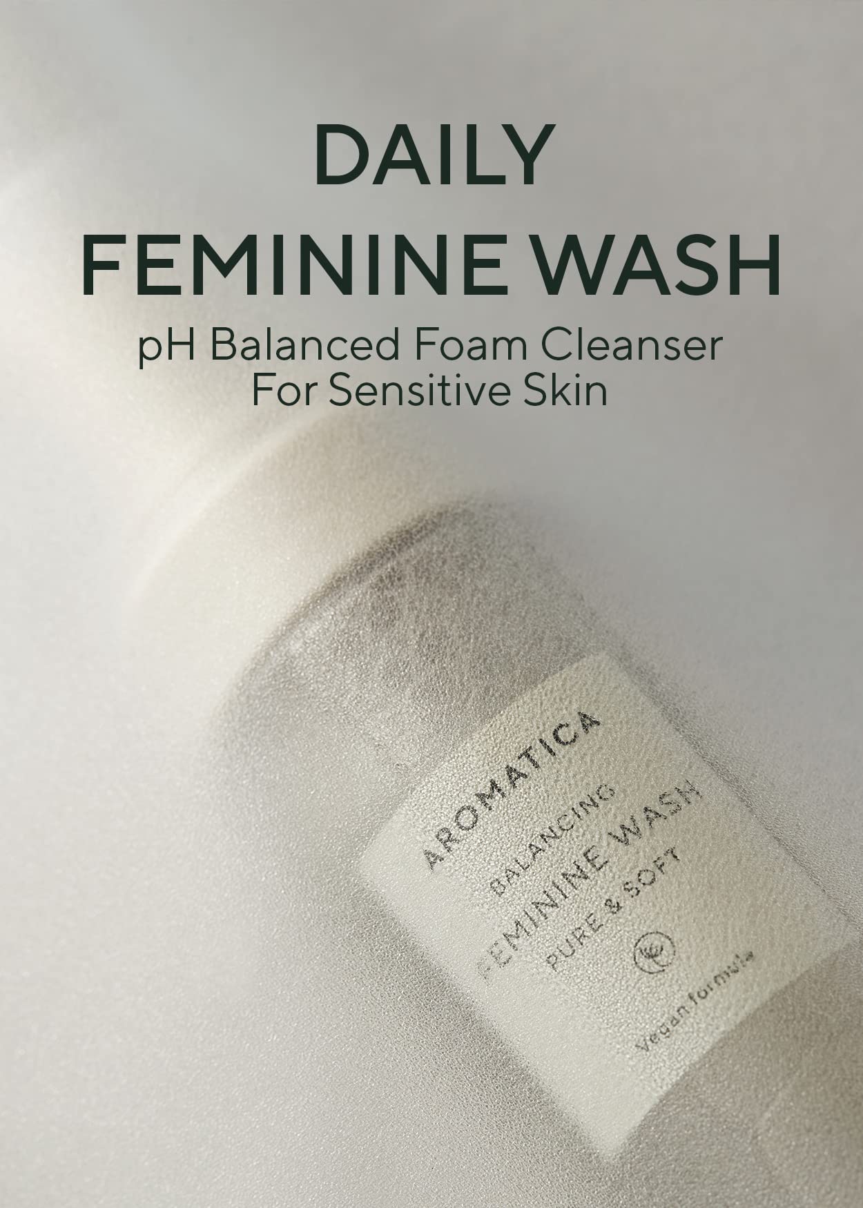 AROMATICA Pure and Soft Feminine Foaming Wash | Vegan, pH-Balanced, Natural Ingredients AROMATICABuy Supplements Australia