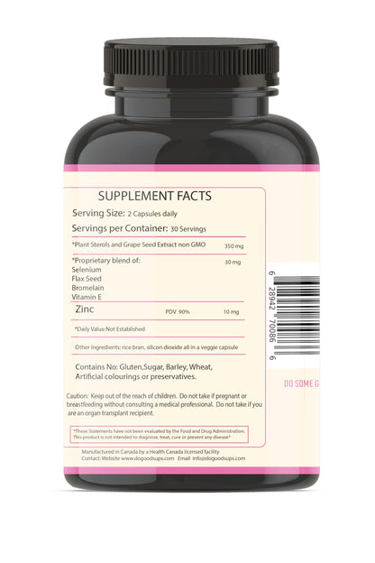 Do Good Sups The Looker 60 Caps- Skin Hair and Nails Vitamins - Natural Collagen Production - Reduces Hair Thinning - Skin Elasticity - Skin Moisture - Plant Sterols Bromelain Zinc Vitamin E Selenium Do Good SupsBuy Supplements Australia