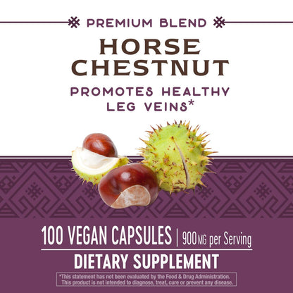 Nature's Way Standardized Horse Chestnut, Premium Extract for Healthy Veins and Blood Nature's WayBuy Supplements Australia
