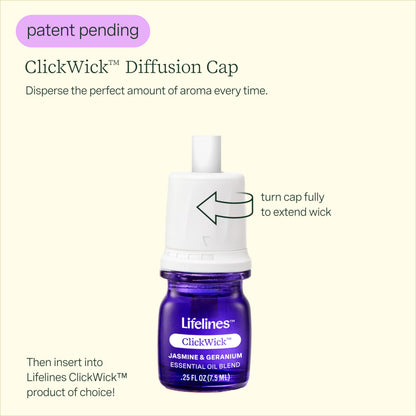 Lifelines ClickWick Essential Oil Blend 2-Pack: in Bloom and Citrus Grove, for Lifelines ClickWick Essential LifelinesBuy Supplements Australia