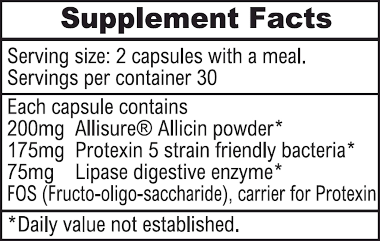 ALLIMAX Pre Pro - 60 Caps. Stabilized allicin Plus prebiotics, probiotics and Digestive enzymes. ALLIMAXBuy Supplements Australia