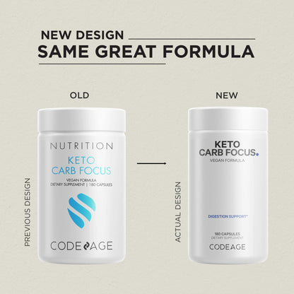 Codeage Keto Carb, White Kidney Bean, Green Tea & Cinnamon Bark Supplement, Triple Action Keto Cheat Vegan Pills, Ketogenic, Low Carb Diet Sugar, 3 Months Supply, Non-GMO, Gluten-Free, 180 Capsules CodeageBuy Supplements Australia