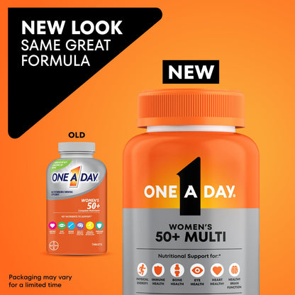 One A Day Multivitamin for Women 50 and Over Tablets, Womens Multivitamin 50 plus with Vitamins D, C, E, Zinc & Biotin, Daily Vitamins ONE A DAYBuy Supplements Australia