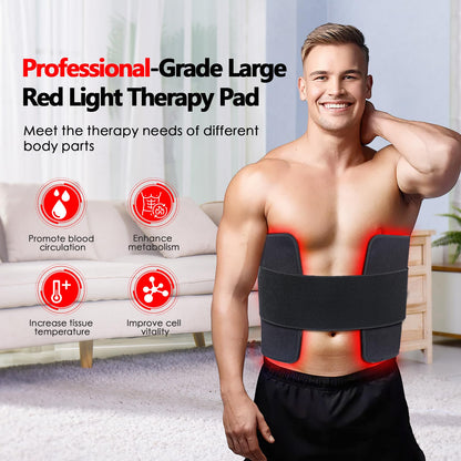 RUISQM Red Light Therapy Mat for Body - 360 LEDs Large Red & Infrared Light Therapy Pad Blanket RUISQMBuy Supplements Australia